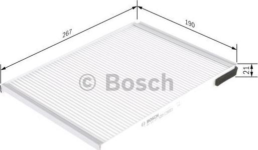 BOSCH 1 987 432 077 - Filter, interior air autospares.lv