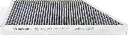 BOSCH 1 987 432 348 - Filter, interior air autospares.lv