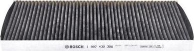 BOSCH 1 987 432 306 - Filter, interior air autospares.lv