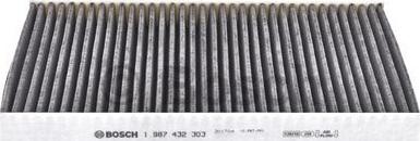 BOSCH 1 987 432 303 - Filter, interior air autospares.lv