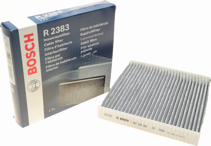 BOSCH 1 987 432 383 - Filter, interior air autospares.lv