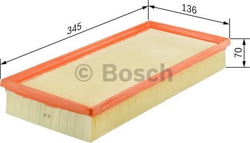 BOSCH 1 987 429 404 - Air Filter, engine autospares.lv