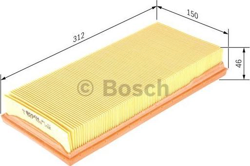 BOSCH 1 987 429 152 - Air Filter, engine autospares.lv