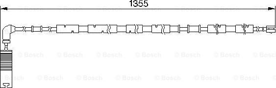 BOSCH 1 987 474 959 - Warning Contact, brake pad wear autospares.lv