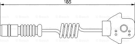 BOSCH 1 987 474 963 - Warning Contact, brake pad wear autospares.lv