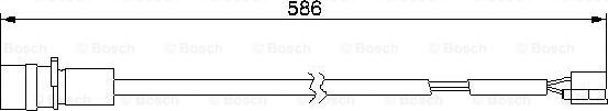 BOSCH 1 987 474 985 - Warning Contact, brake pad wear autospares.lv