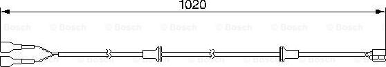 BOSCH 1 987 474 976 - Warning Contact, brake pad wear autospares.lv