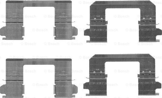 BOSCH 1 987 474 461 - Accessory Kit for disc brake Pads autospares.lv