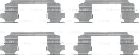 BOSCH 1 987 474 436 - Accessory Kit for disc brake Pads autospares.lv