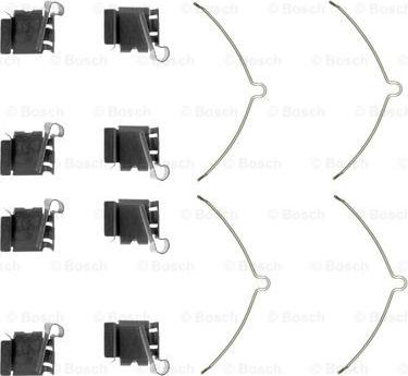 BOSCH 1 987 474 653 - Accessory Kit for disc brake Pads autospares.lv