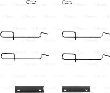 BOSCH 1 987 474 197 - Accessory Kit for disc brake Pads autospares.lv