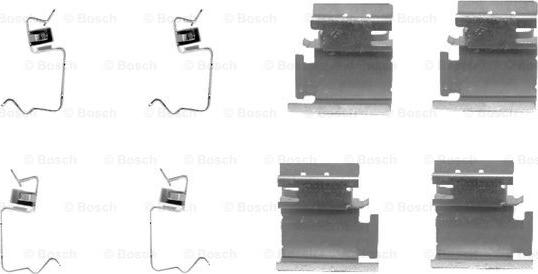 BOSCH 1 987 474 311 - Accessory Kit for disc brake Pads autospares.lv