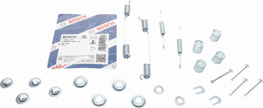 BOSCH 1 987 475 184 - Accessory Kit, brake shoes autospares.lv