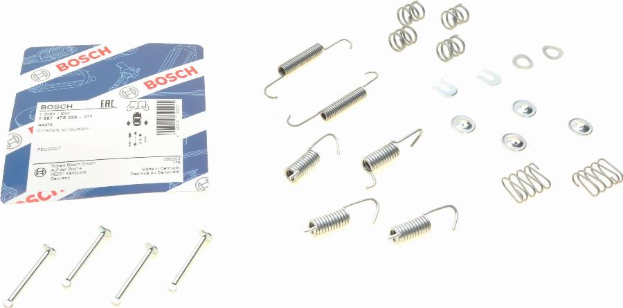 BOSCH 1 987 475 326 - Accessory Kit, parking brake shoes autospares.lv