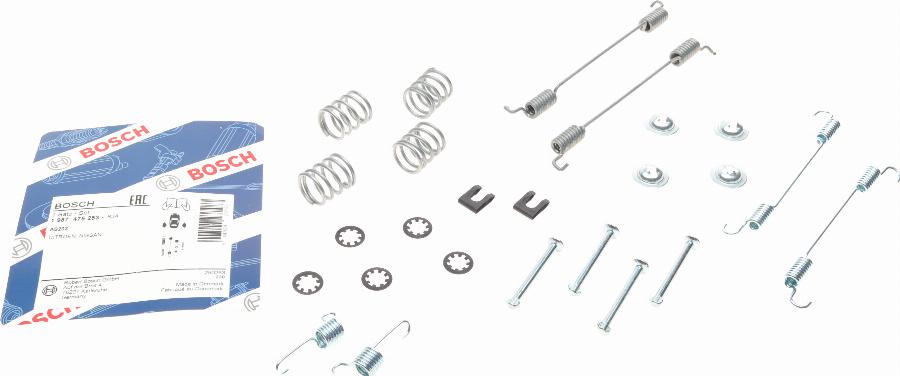 BOSCH 1 987 475 253 - Accessory Kit, brake shoes autospares.lv