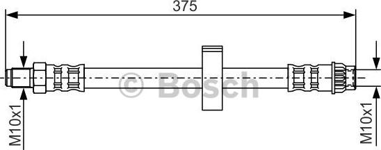 BOSCH 1 987 476 518 - Brake Hose autospares.lv