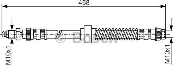 BOSCH 1 987 476 534 - Brake Hose autospares.lv