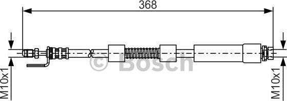 BOSCH 1 987 476 059 - Brake Hose autospares.lv