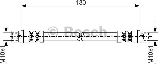 BOSCH 1 987 476 018 - Brake Hose autospares.lv