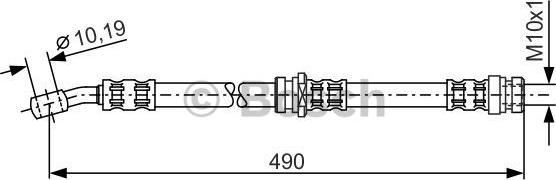 BOSCH 1 987 476 076 - Brake Hose autospares.lv