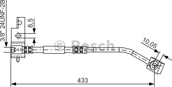 BOSCH 1 987 476 149 - Brake Hose autospares.lv