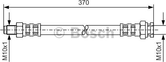 BOSCH 1 987 476 150 - Brake Hose autospares.lv