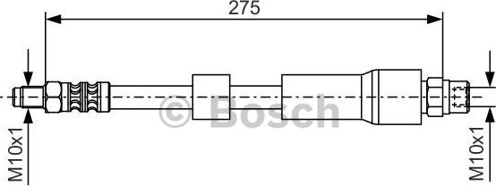 BOSCH 1 987 476 174 - Brake Hose autospares.lv