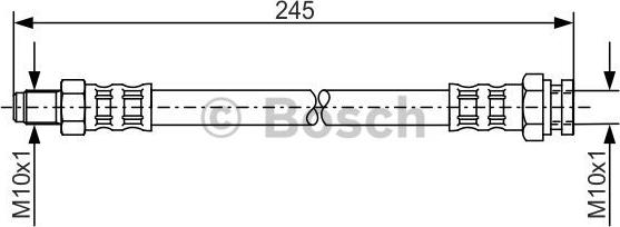 BOSCH 1 987 476 876 - Brake Hose autospares.lv