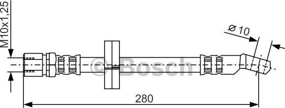 BOSCH 1 987 476 239 - Brake Hose autospares.lv