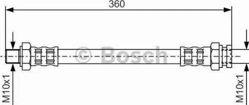 BOSCH 1 987 476 706 - Brake Hose autospares.lv