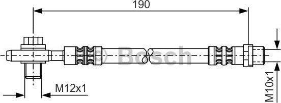 BOSCH 1 987 476 719 - Brake Hose autospares.lv