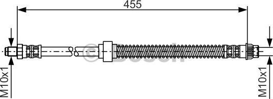 BOSCH 1 987 476 785 - Brake Hose autospares.lv