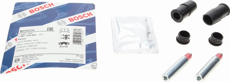 BOSCH 1 987 470 603 - Guide Sleeve Kit, brake caliper autospares.lv