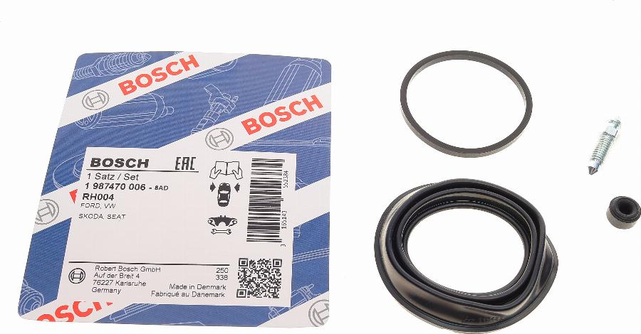 BOSCH 1 987 470 006 - Repair Kit, brake caliper autospares.lv