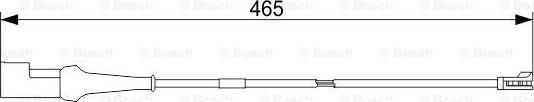 BOSCH 1 987 473 550 - Warning Contact, brake pad wear autospares.lv