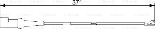 BOSCH 1 987 473 553 - Warning Contact, brake pad wear autospares.lv