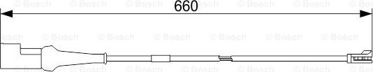 BOSCH 1 987 473 552 - Warning Contact, brake pad wear autospares.lv