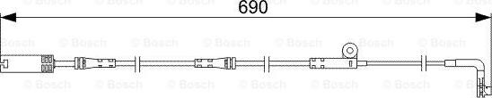 BOSCH 1 987 473 046 - Warning Contact, brake pad wear autospares.lv