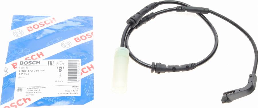 BOSCH 1 987 473 050 - Warning Contact, brake pad wear autospares.lv