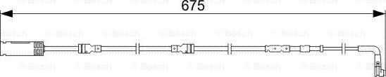 BOSCH 1 987 473 051 - Warning Contact, brake pad wear autospares.lv