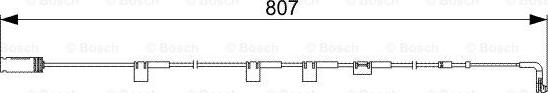 BOSCH 1 987 473 058 - Warning Contact, brake pad wear autospares.lv