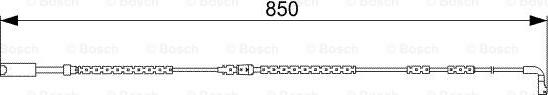 BOSCH 1 987 473 030 - Warning Contact, brake pad wear autospares.lv