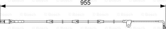 BOSCH 1 987 473 028 - Warning Contact, brake pad wear autospares.lv