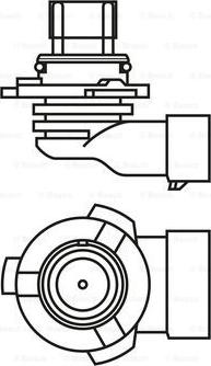 BOSCH 1 987 301 063 - Bulb, spotlight autospares.lv