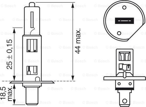 BOSCH 1 987 301 108 - Bulb, spotlight autospares.lv