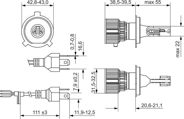 BOSCH 1 987 301 700 - Bulb, spotlight autospares.lv