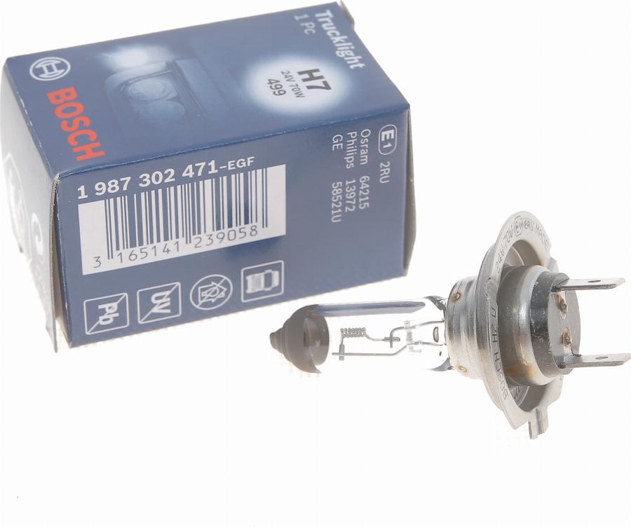 BOSCH 1 987 302 471 - Bulb, spotlight autospares.lv