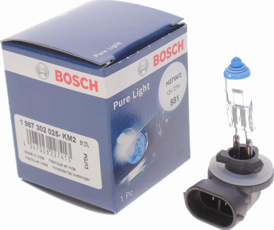 BOSCH 1 987 302 025 - Bulb, fog light autospares.lv