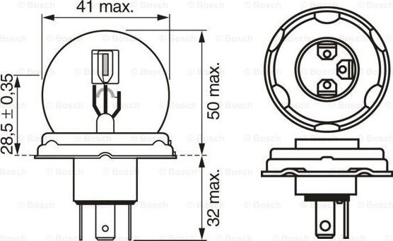 BOSCH 1 987 302 023 - Bulb autospares.lv