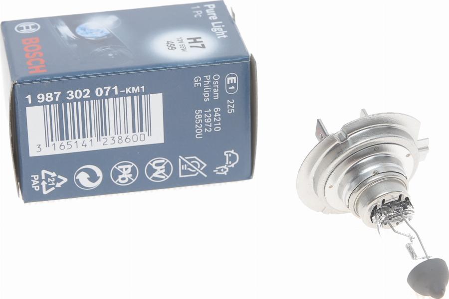 BOSCH 1 987 302 071 - Bulb, spotlight autospares.lv